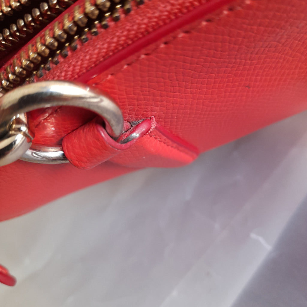 Coach Orange Leather 'Christie' Satchel | Pre Loved |
