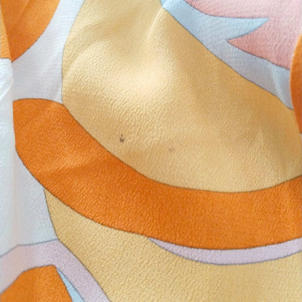 Mango Orange Printed High-waisted Pants | Brand New |