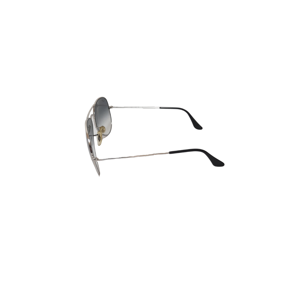 Ray-bans Silver Metal '3025' Large Aviator Unisex Sunglasses | Pre Loved |