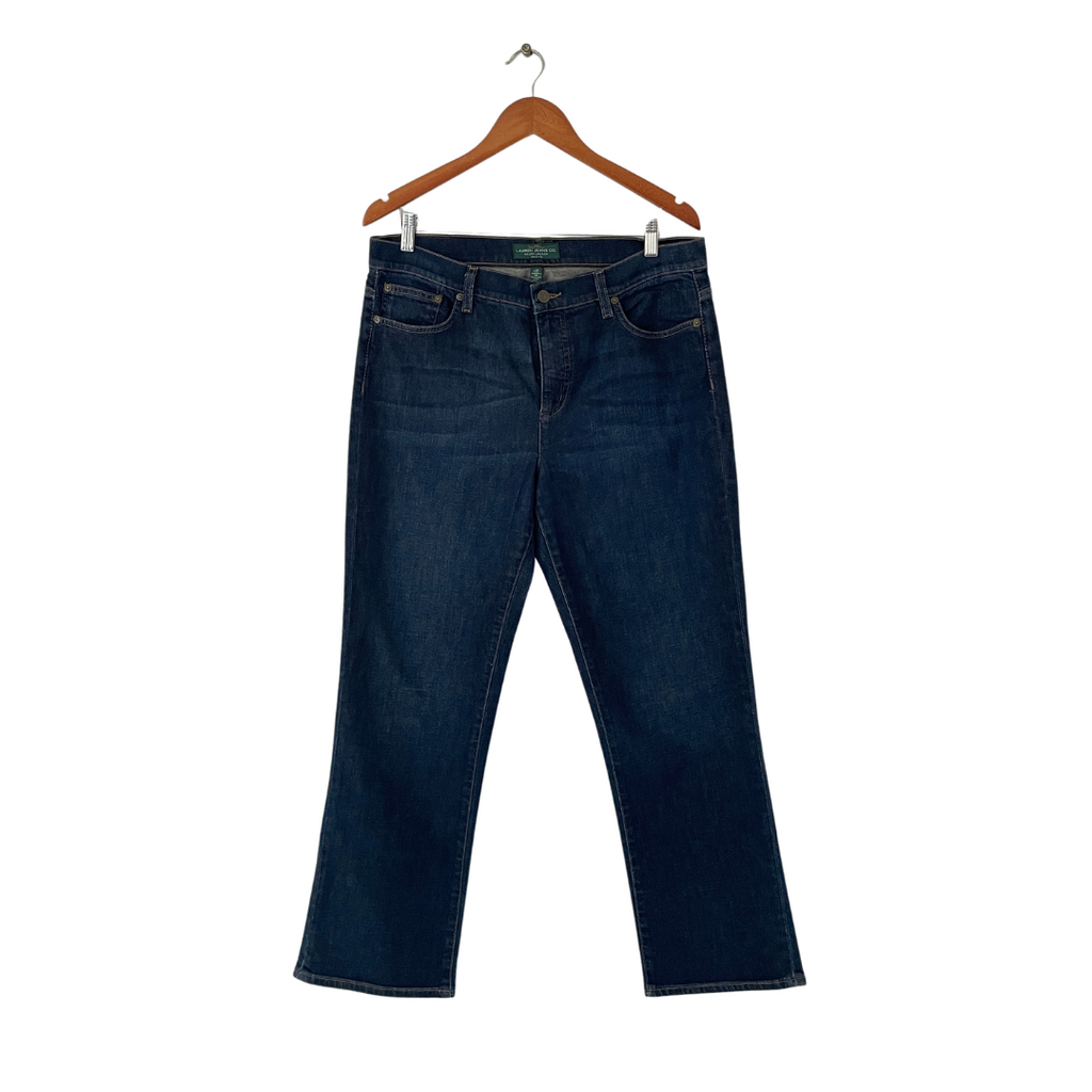 Lauren Ralph Lauren Blue Wide-Legged Jeans | Gently Used |