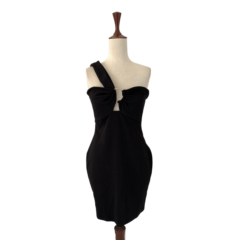 Topshop Black One-shoulder Dress | Gently Used |
