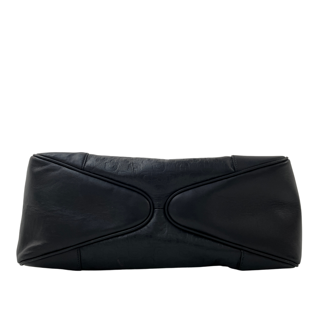Gucci Black Horsebit Leather Hobo Shoulder Bag | Gently Used |