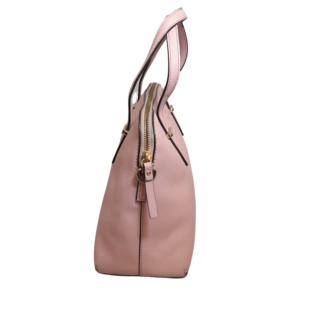 Kate Spade Light Pink Leather Tote | Pre Loved |