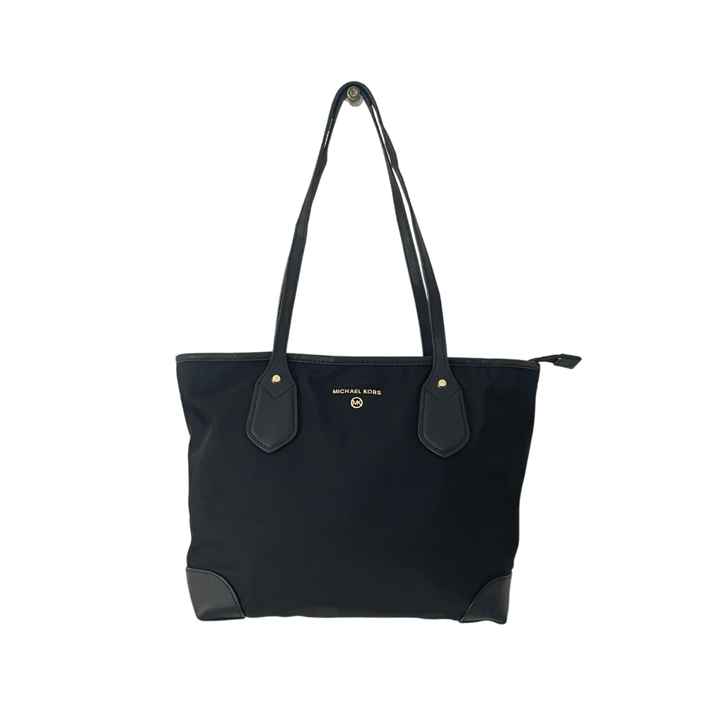 Michael Kors Black Nylon & Leather Shoulder Bag | Pre Loved |