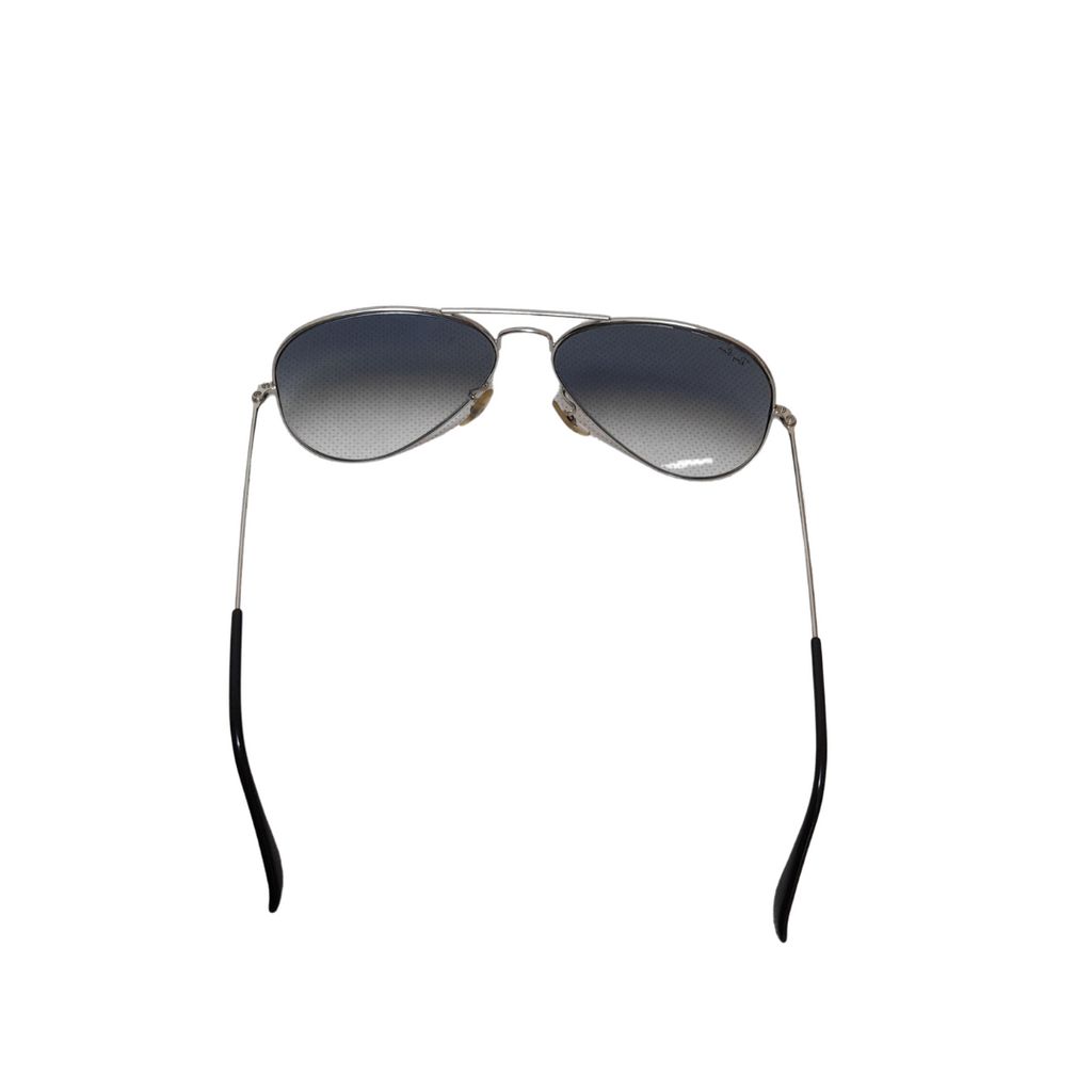 Ray-bans Silver Metal '3025' Large Aviator Unisex Sunglasses | Pre Loved |