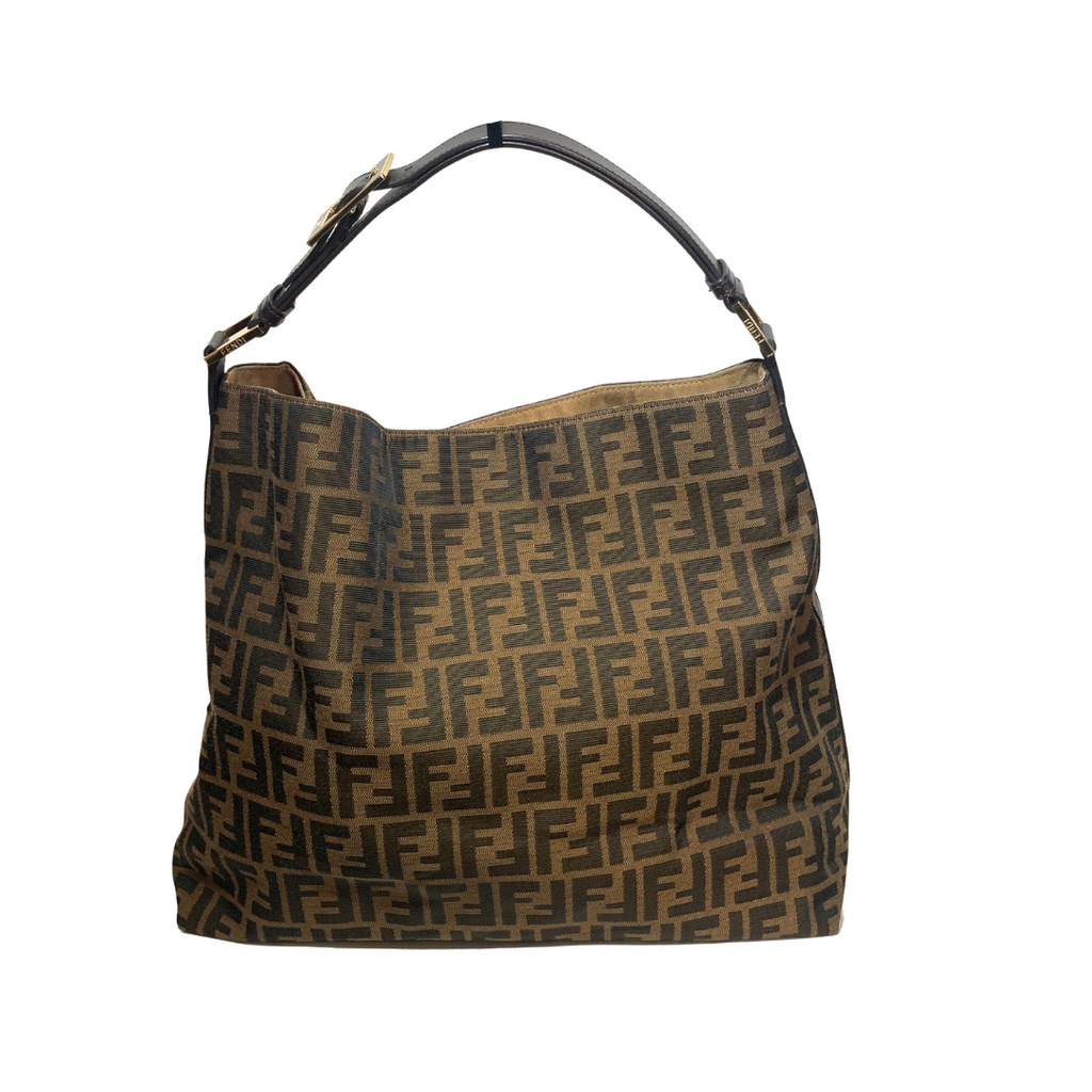 Fendi Large Brown Signature Zucca Monogram Tote | Gently Used |