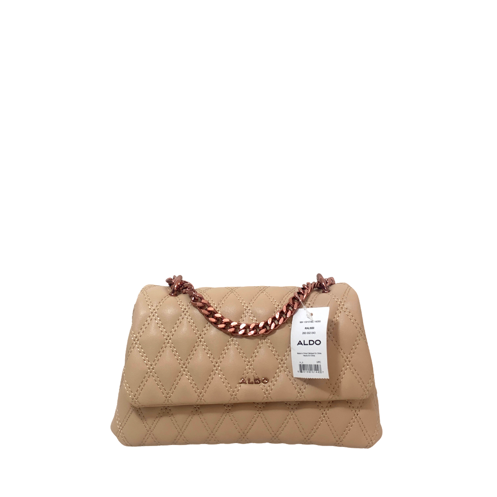 ALDO Beige Quilted 'Ralissi' Crossbody | Brand New |