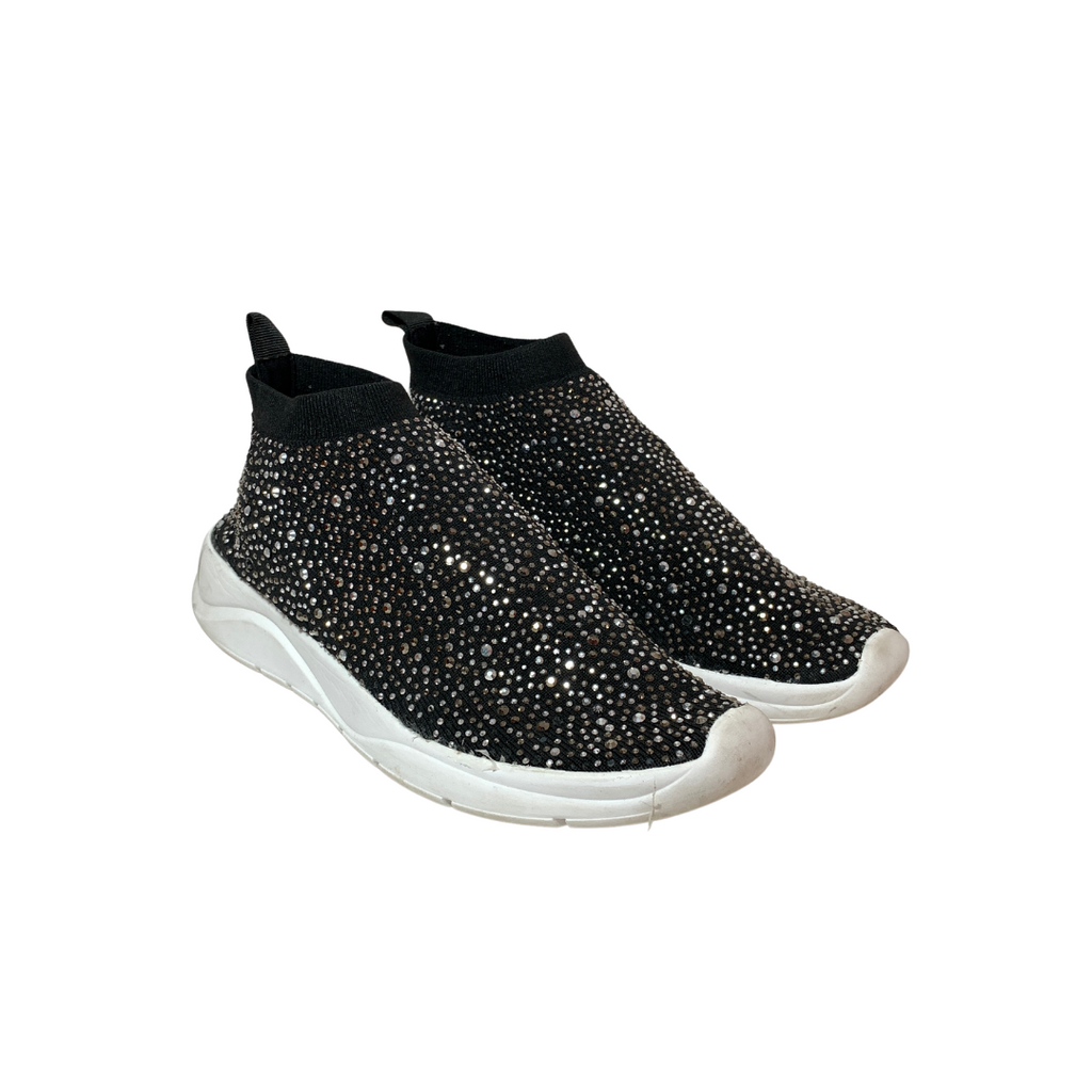 DUNE Black Sequins Slip-on Shoes | Pre Loved |