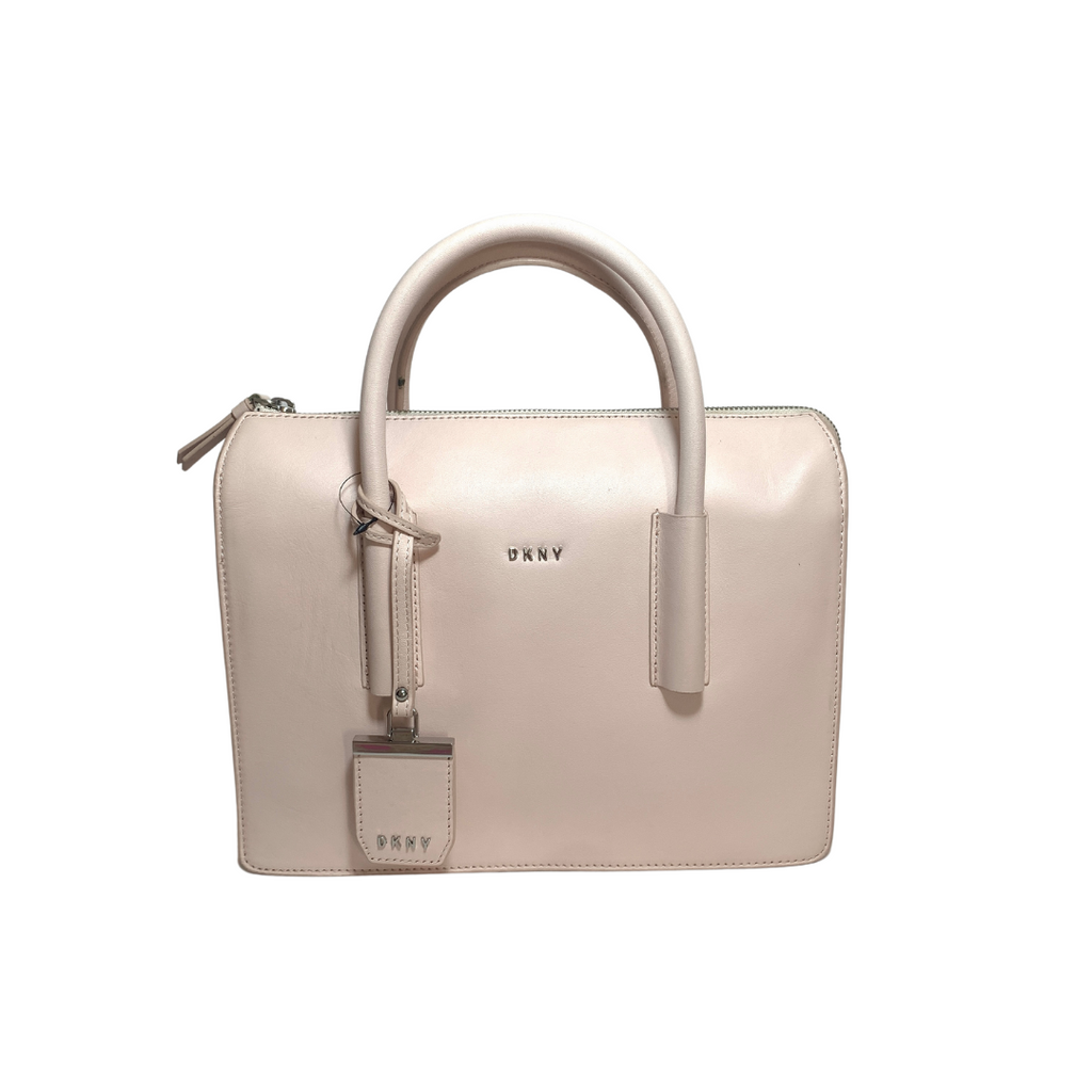 DKNY Light Pink Leather Satchel | Gently Used |