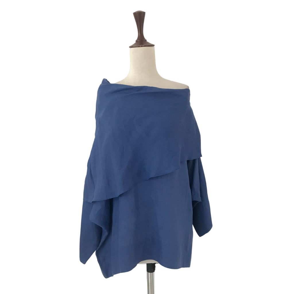 Misha Lakhani Blue Off-shoulder Top | Gently Used |