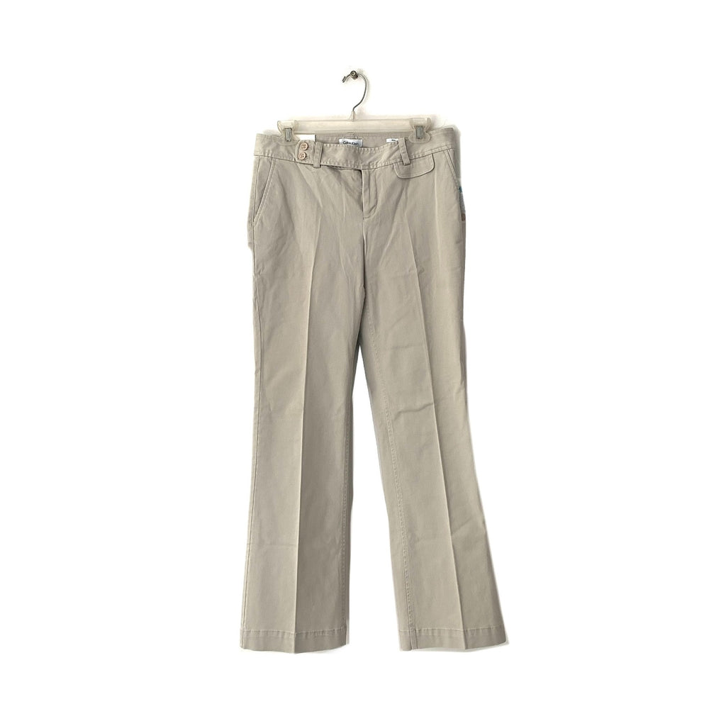 Calvin Klein Light Grey Cotton Pants | Brand New |