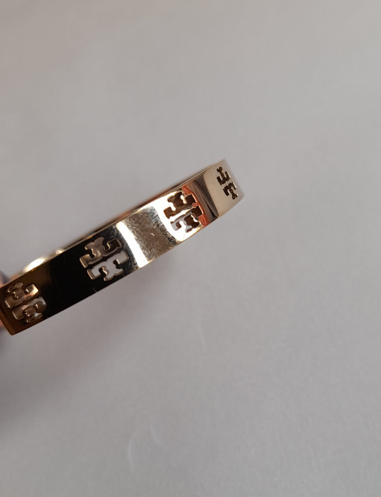 Tory Burch Gold Logo Slim Cuff | Gently Used |