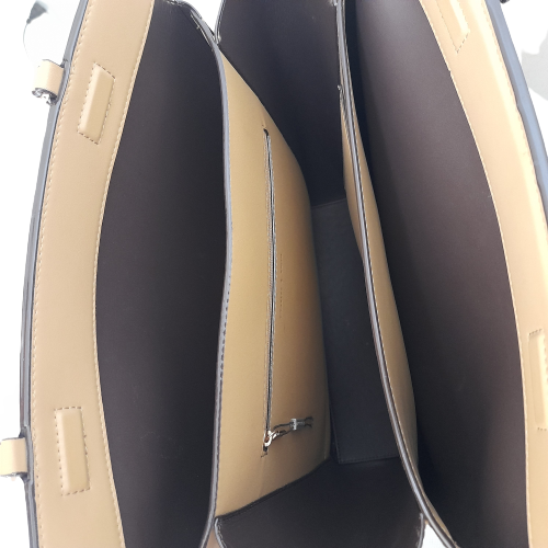Charles & Keith Trapeze Large Khaki Shoulder Bag | Gently Used |