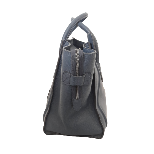 Celine Navy Luggage Leather Tote | Pre Loved |