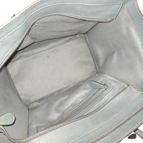 Celine Navy Luggage Leather Tote | Pre Loved |