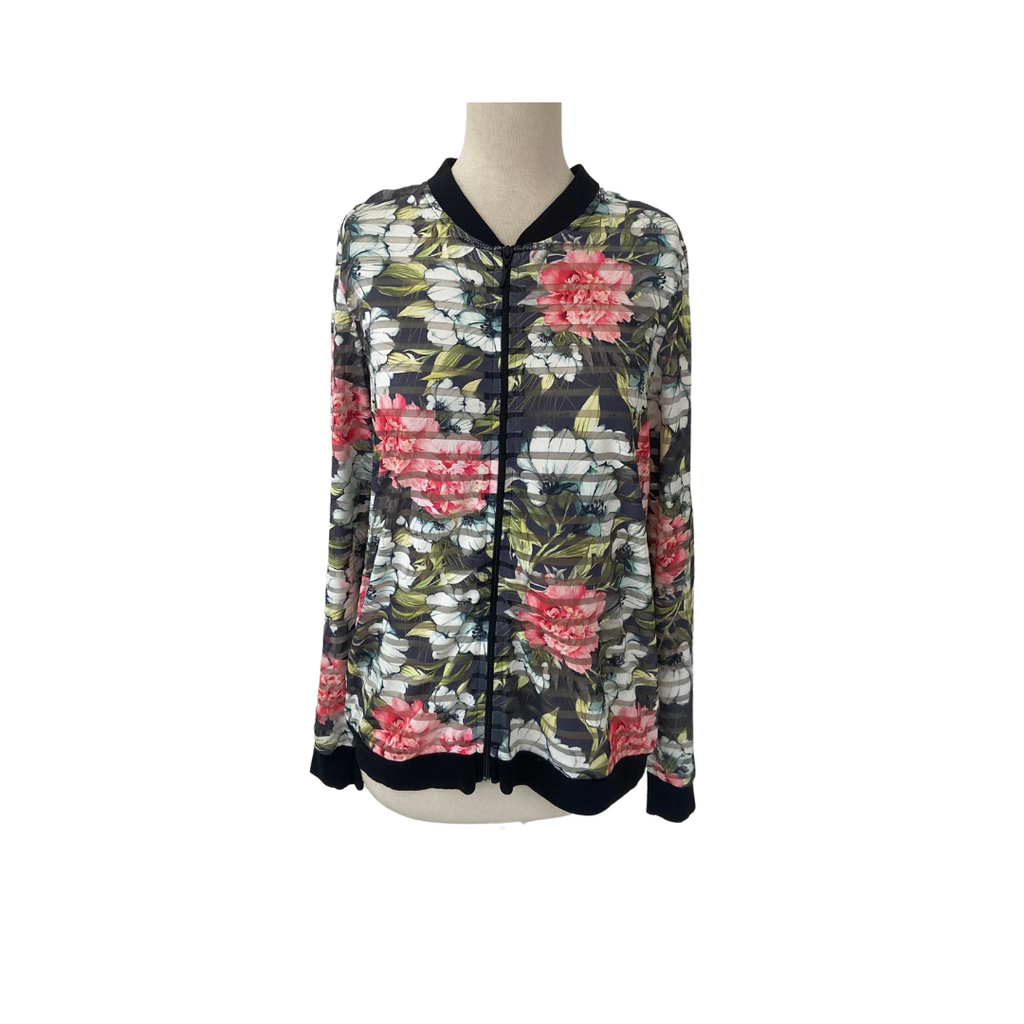 Max Floral Printed Bomber Jacket | Gently Used |