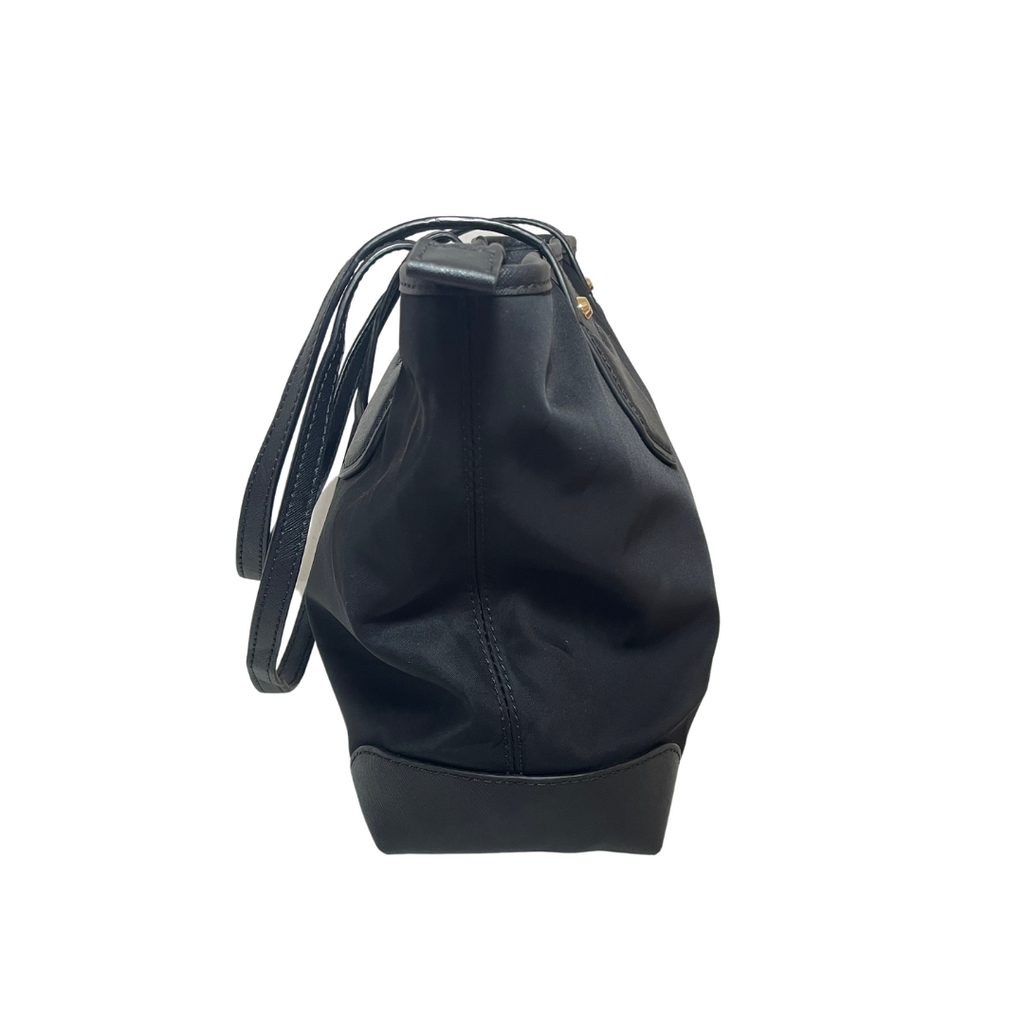 Michael Kors Black Nylon & Leather Shoulder Bag | Pre Loved |