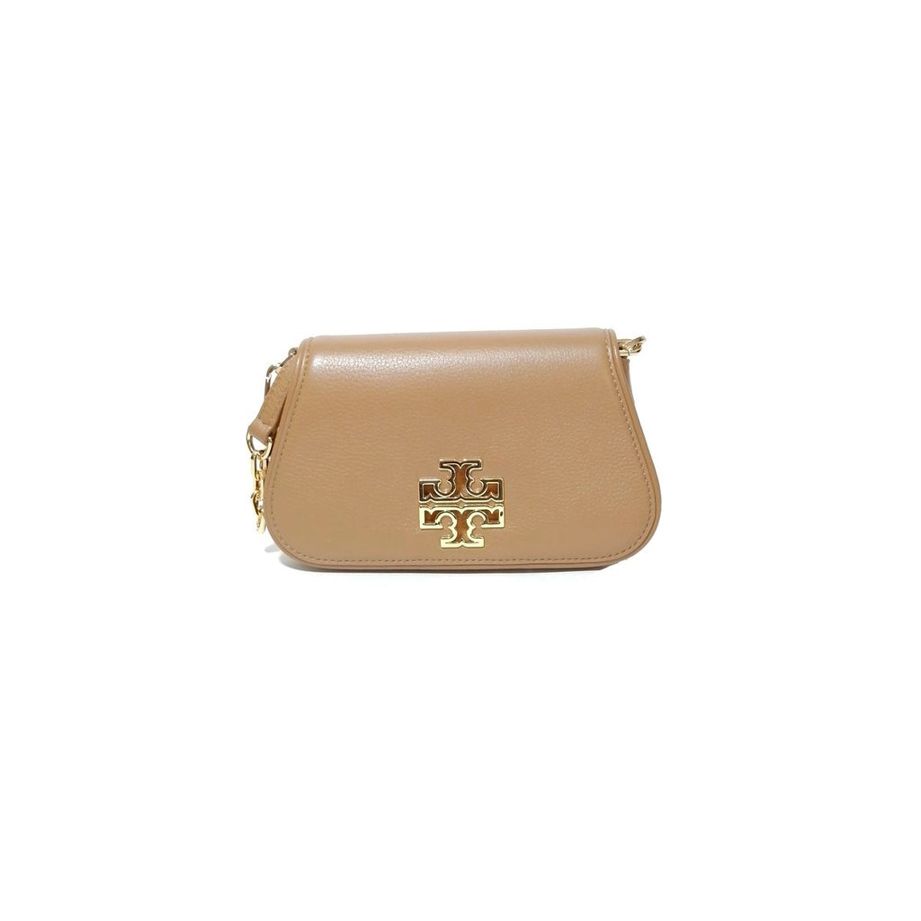 Tory Burch Tan Britten Mini Cross Body Bag | Like New |