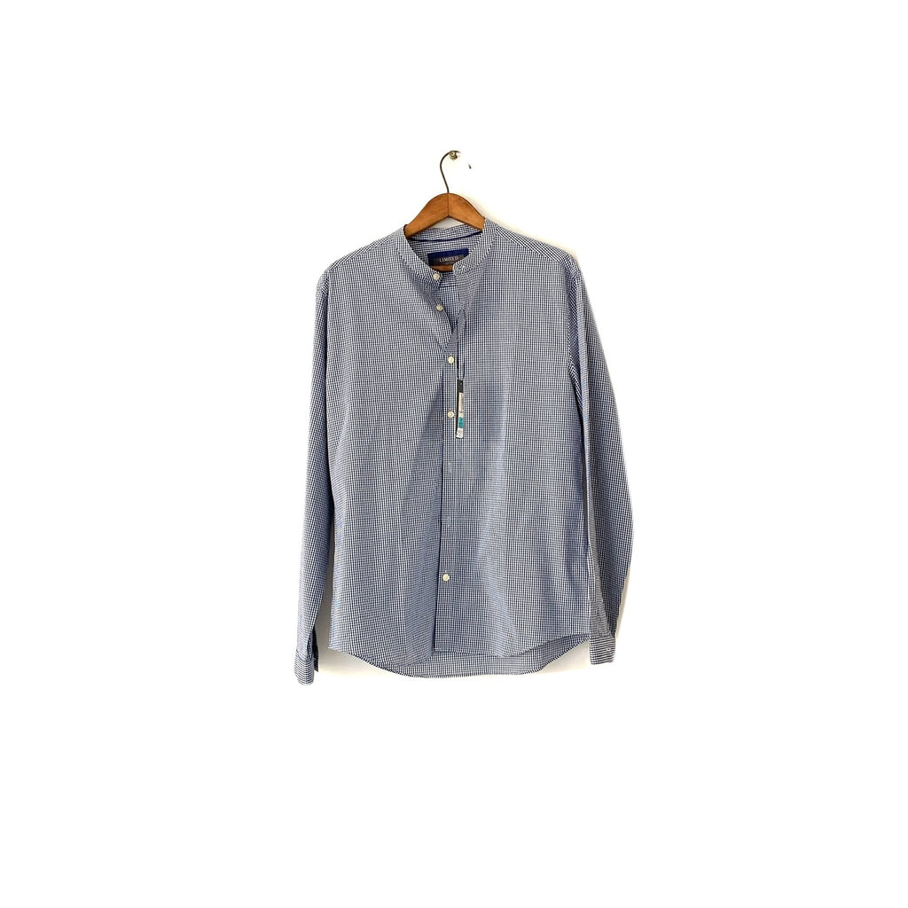 Limited Edition Men's Blue & White Gingham Checked Shirt | Brand New |