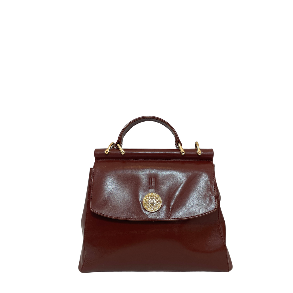 Jafferjees Tan Leather Satchel | Pre Loved |
