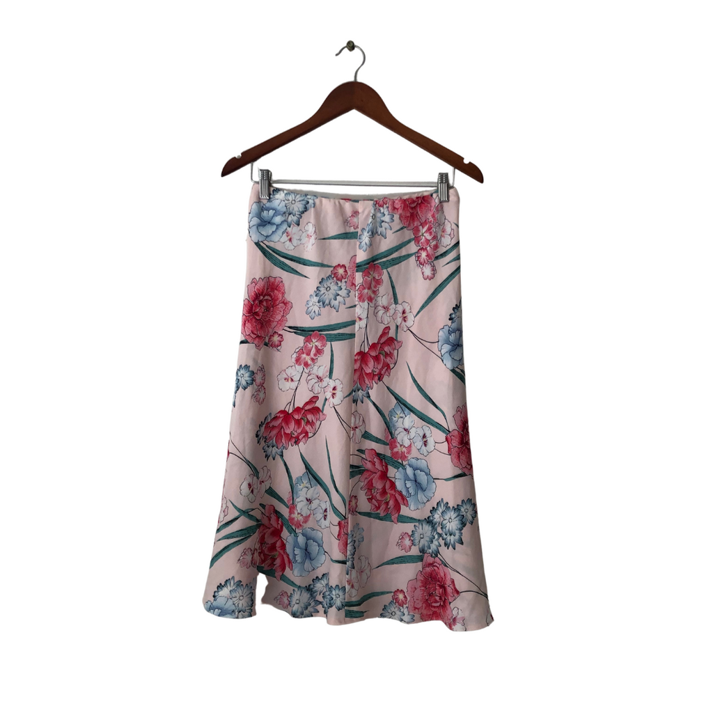 Marks & Spencer Pink Floral Skirt | Gently Used |