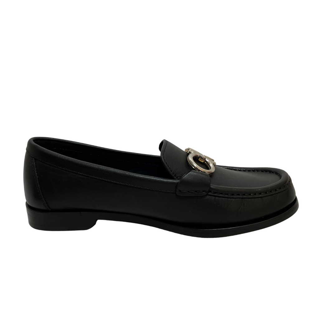 Salvatore Ferragamo Women's Rolo Reversible Gancini Loafers | Gently Used |