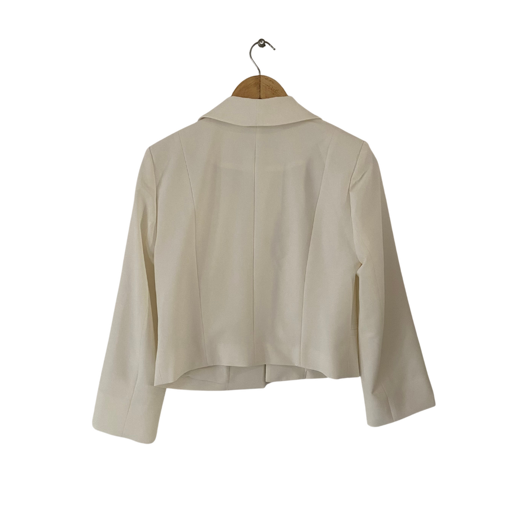 Portmans White Open-front Blazer