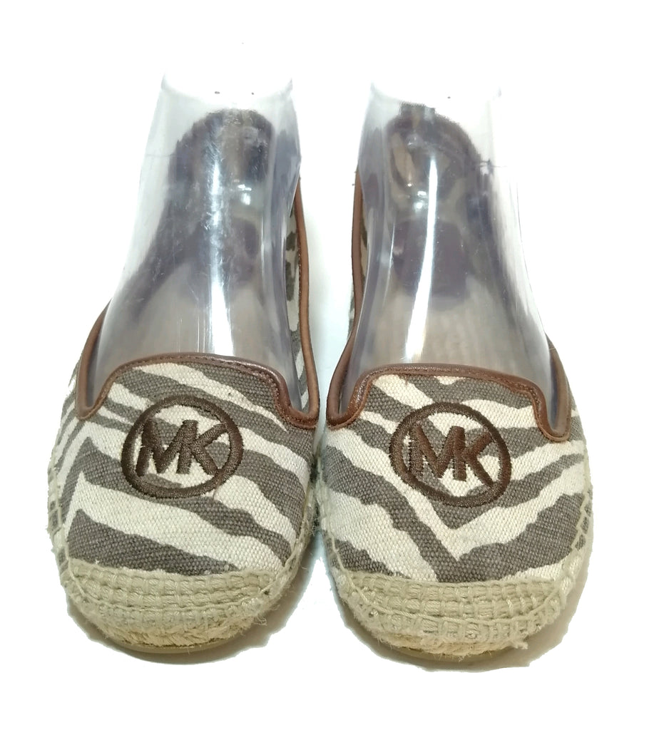 Michael Kors Tiger Print Espadrille Shoes 