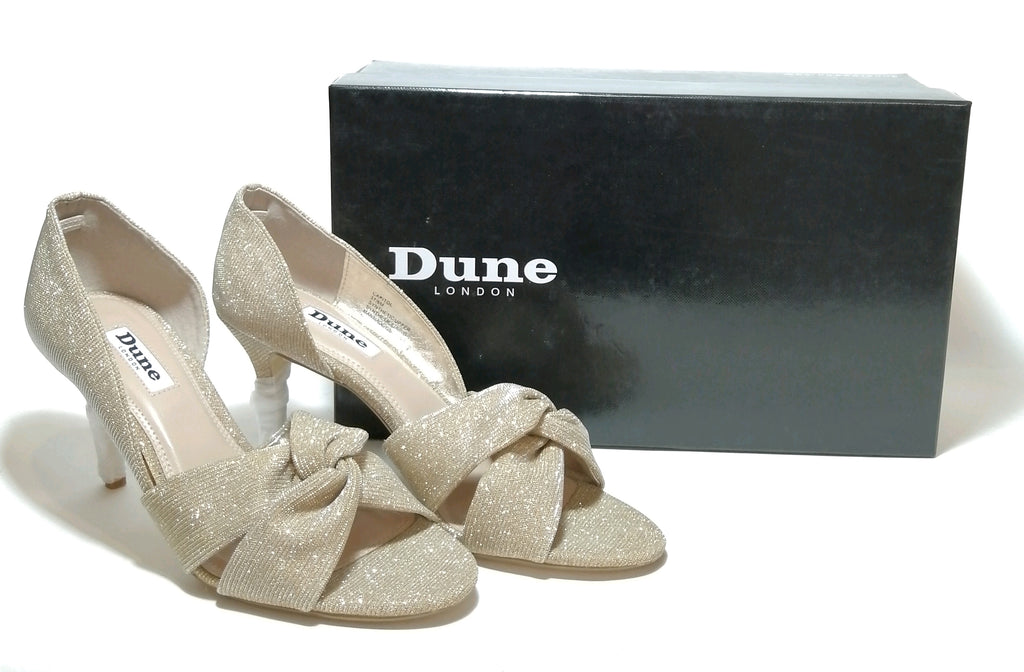 Dune Gold Fabric 'Capitol' Heels