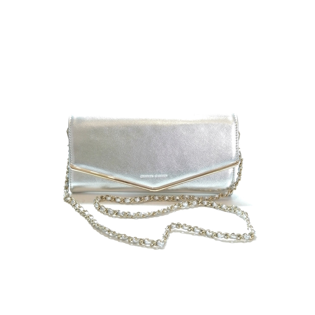 Charles & Keith Silver Clutch | Gently Used | | Secret Stash