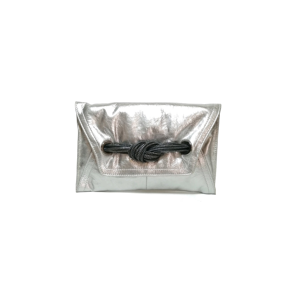 Kenneth Cole Silver Clutch
