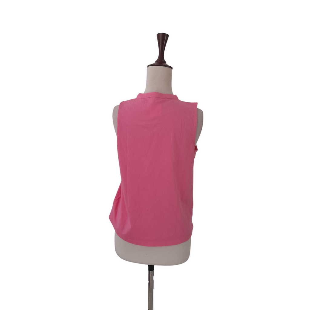 J.Crew Pink Cut-out Work Sleeveless Blouse | Brand New |