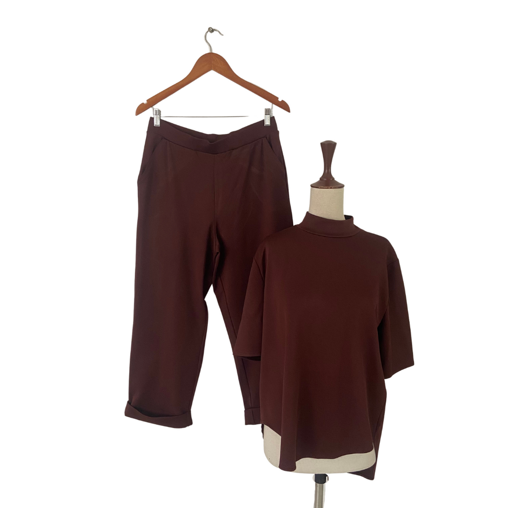 ZARA Maroon Co-ord Set | Pre Loved |