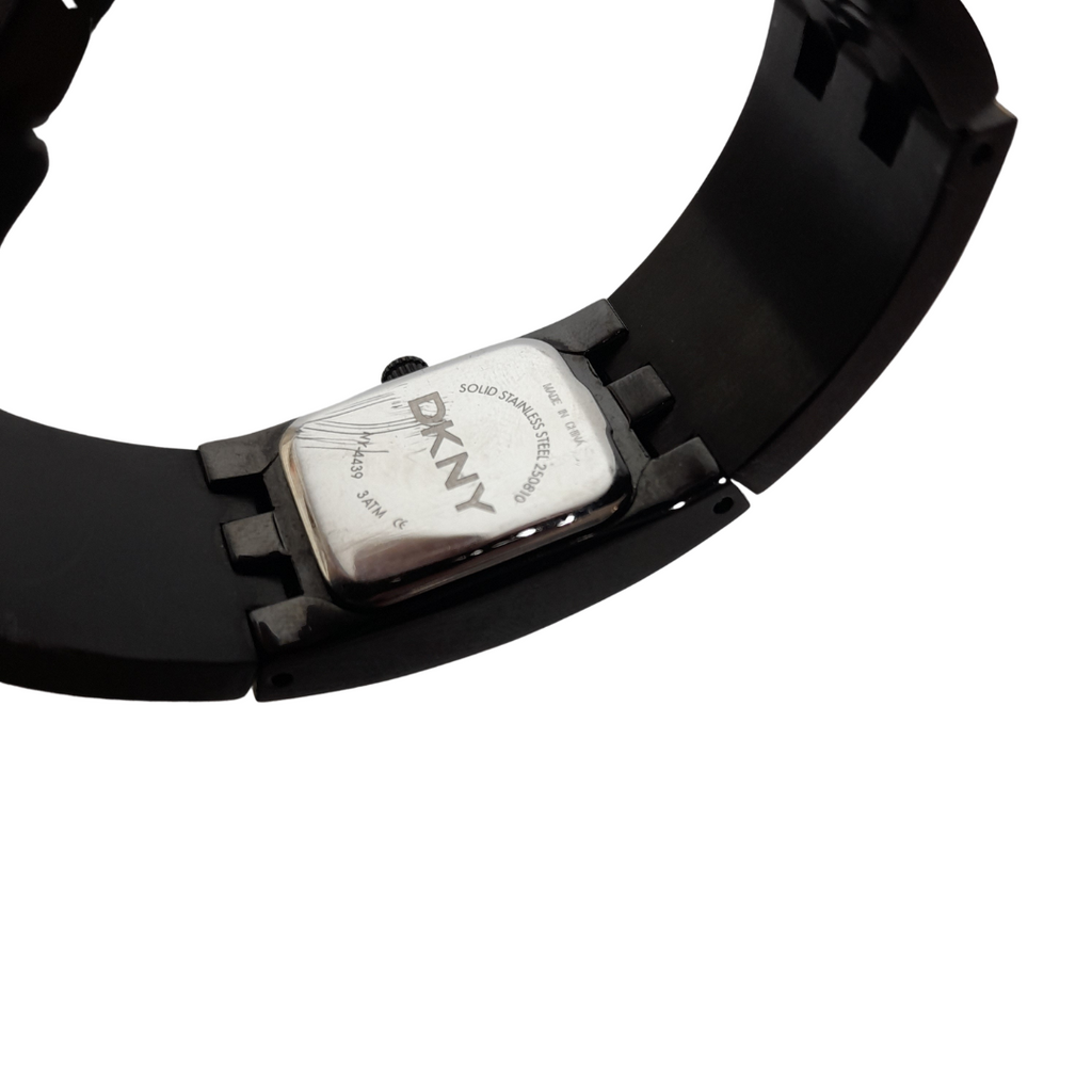 DKNY Black Rhinestone Bracelet Watch | Gently Used |