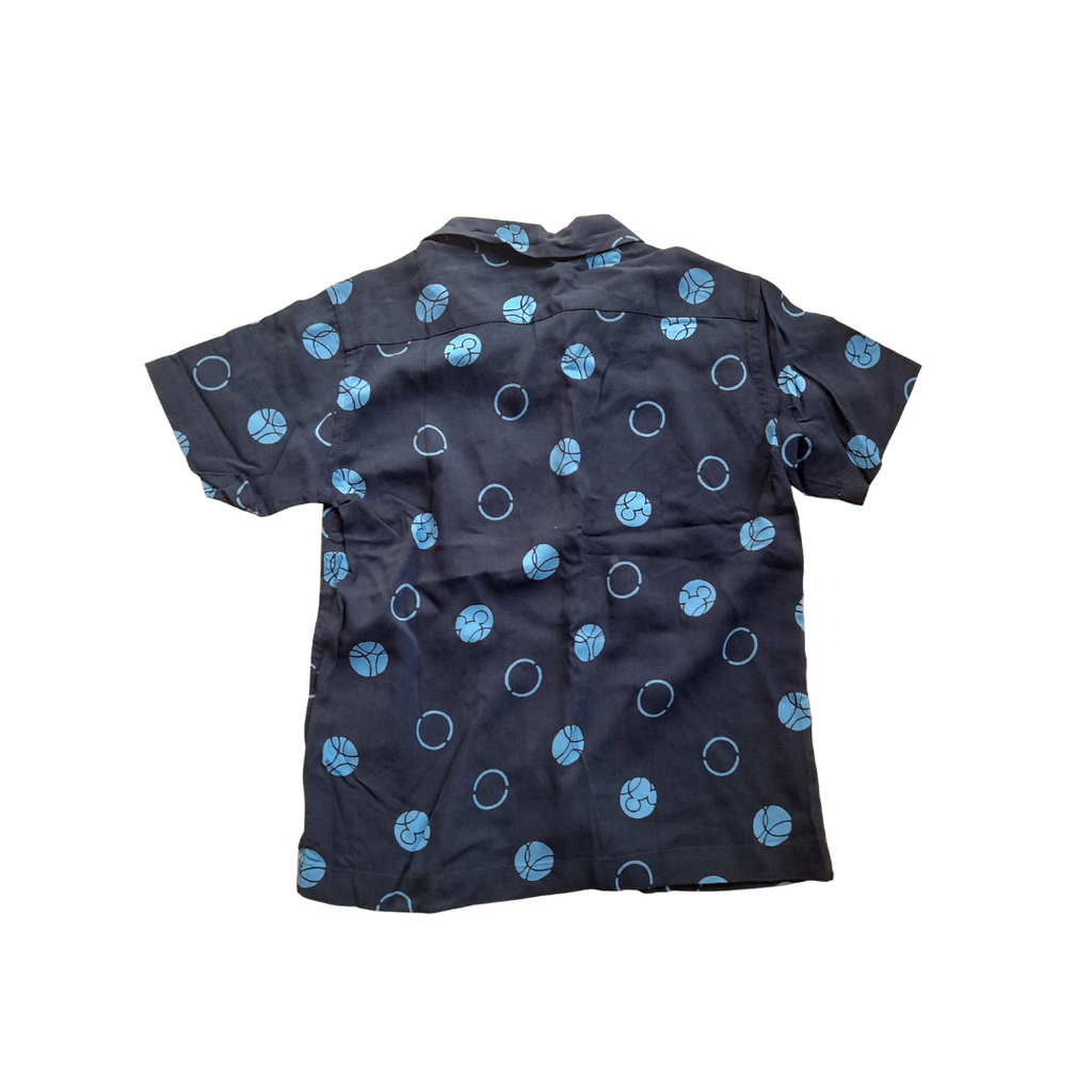 Uniqlo Navy Blue Mickey Mouse Collared Shirt (5 Years) | Brand New |
