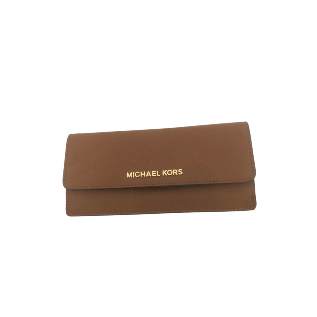 Michael Kors Tan Leather 'Jetset' Wallet | Gently Used |