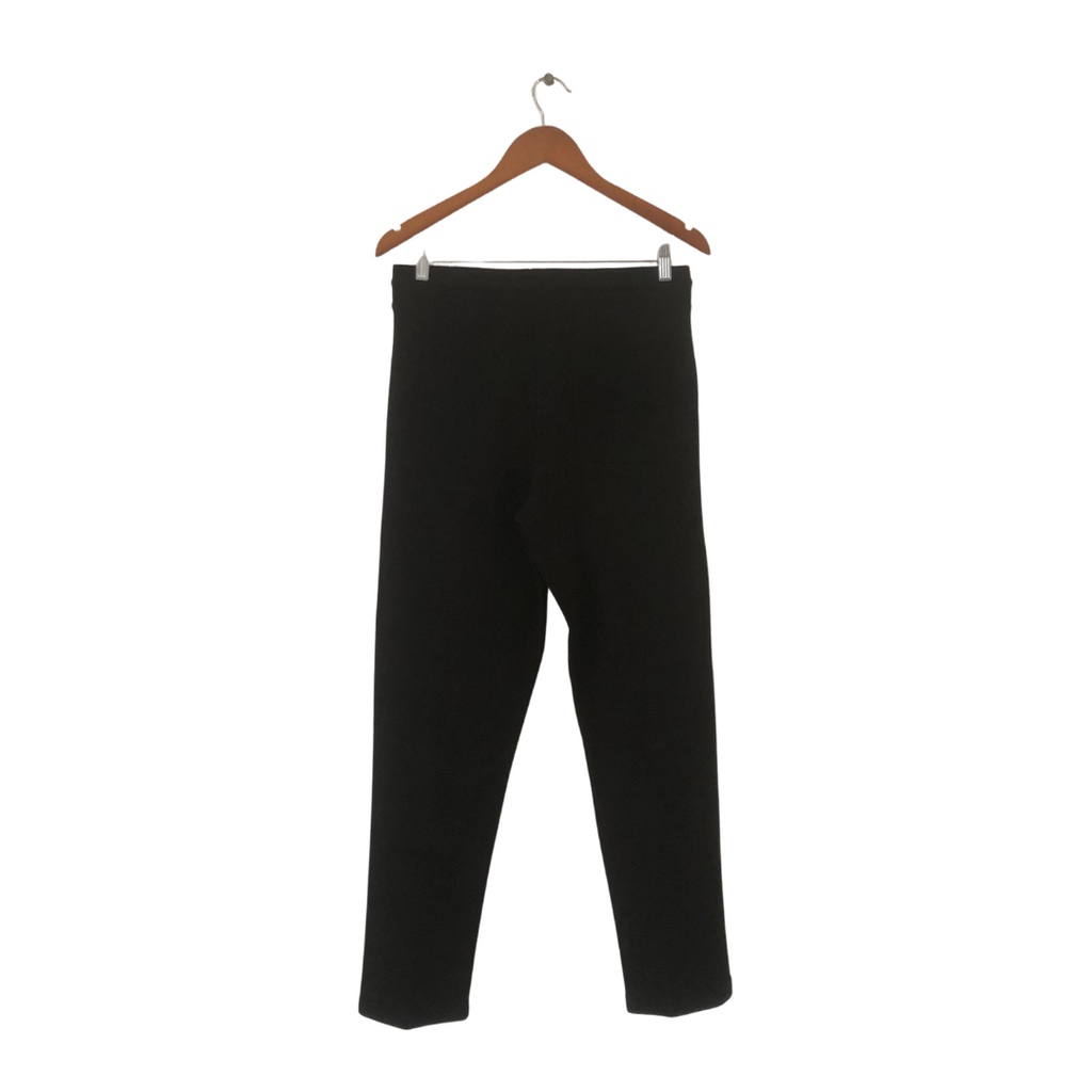 Marks & Spencer Black Cotton Stretch Pants | Brand New |