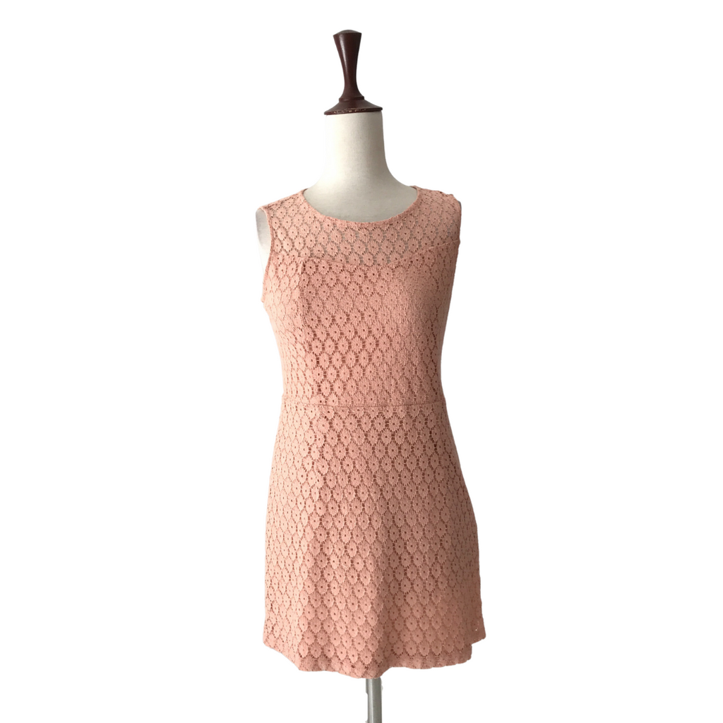 forever 21 peach lace dress Lace-Trim Satin Floral Maxi Dress