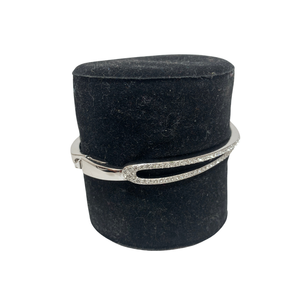 Swarovski Silver Crystal 1800050 Bangle | Brand New |