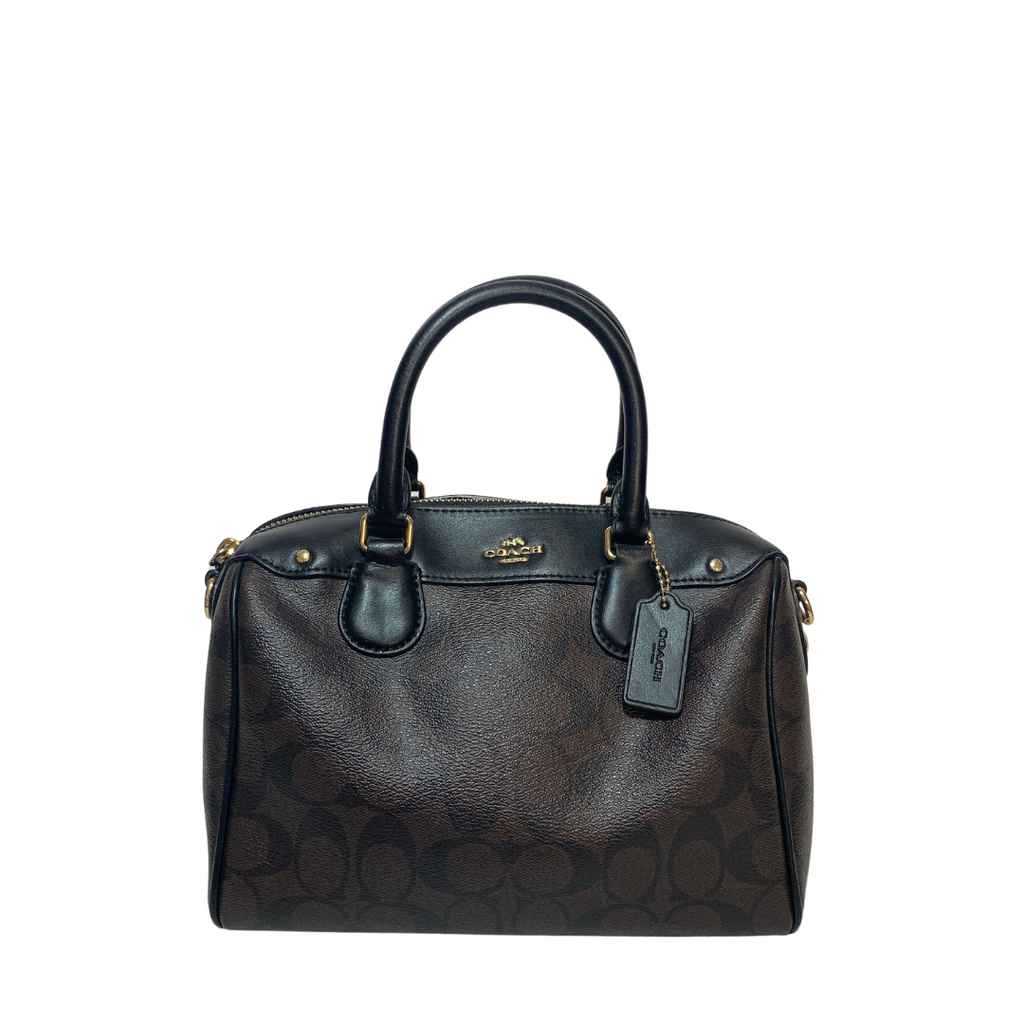 Coach Brown Mini Monogram Tote | Pre Loved |