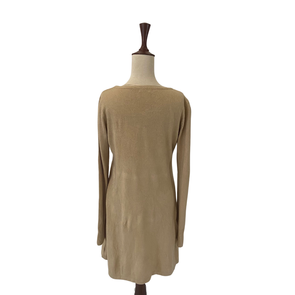 F&F Camel Knit Sweater Dress | Gently Used |