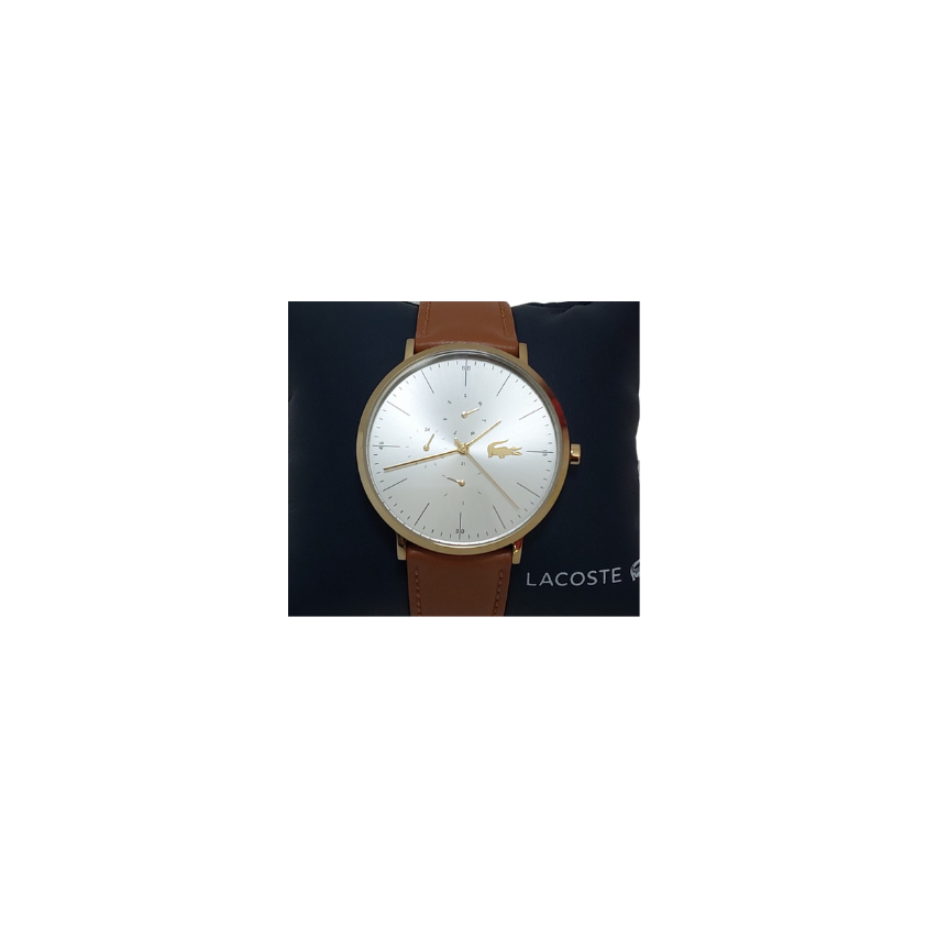 Lacoste Tan Leather Unisex Watch | Like New |