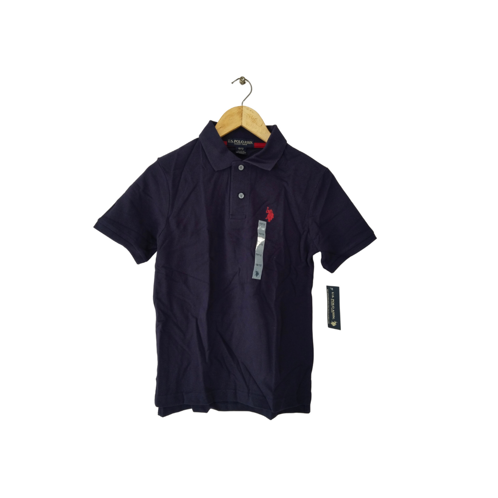 U.S. Polo Assn. Navy Blue Polo Shirt (10 - 12 Years) | Brand New |