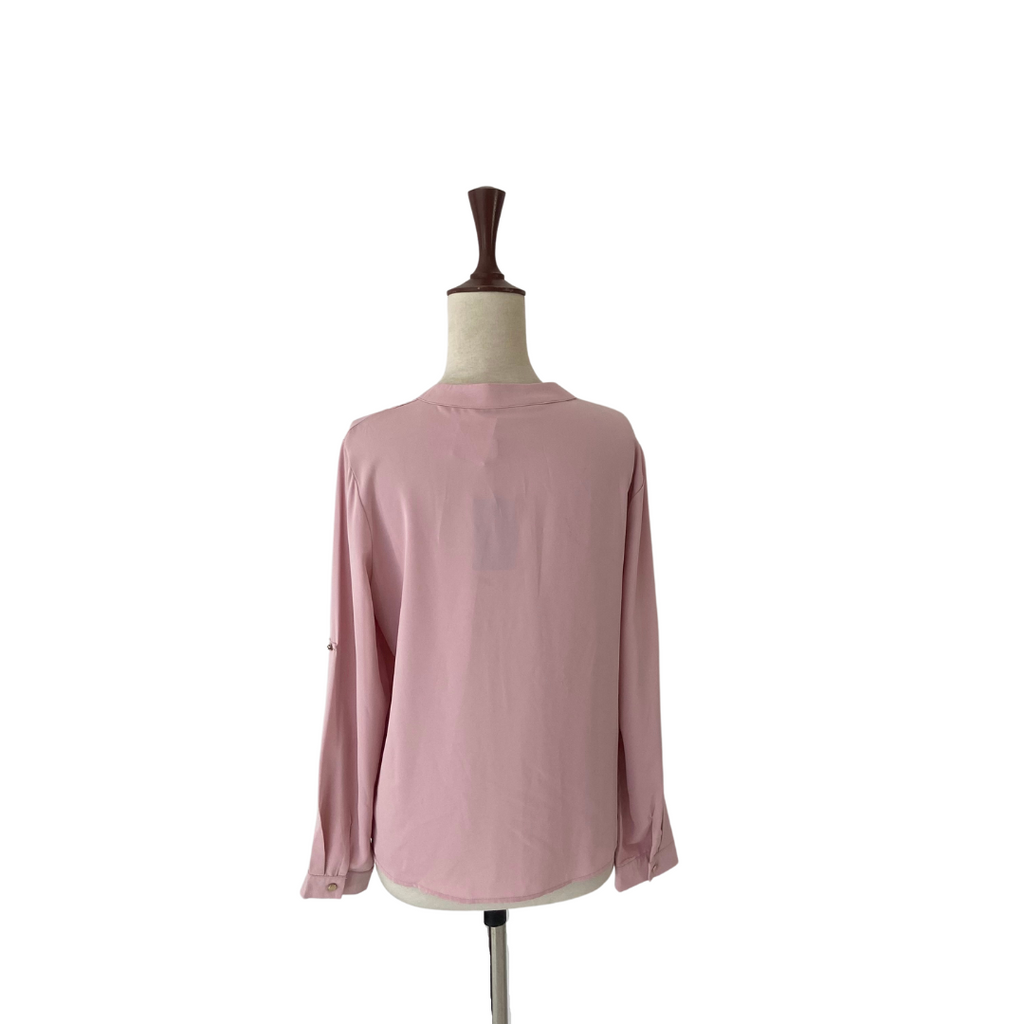 Mantra Light Pink Front-zip Top | Brand New |