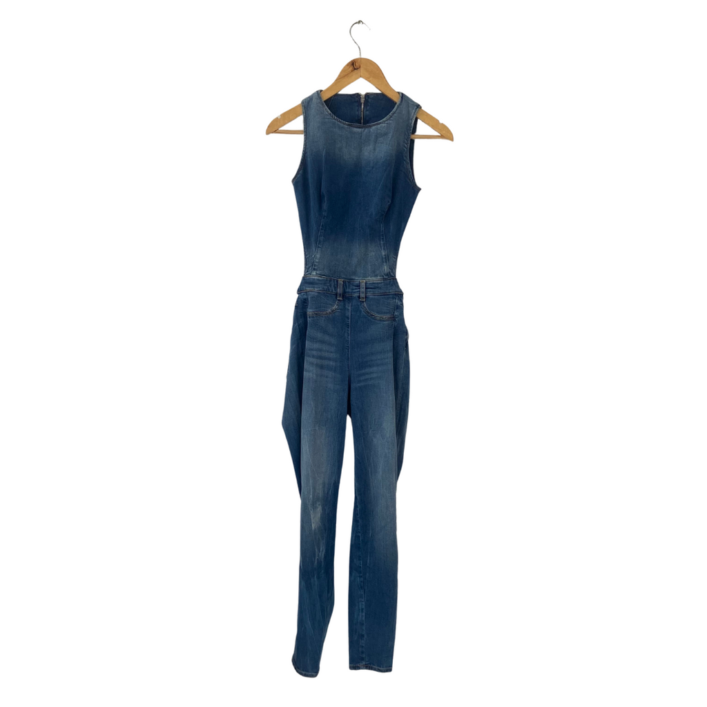 Guess Denim Cut-out Jumpsuit | Gently Used |
