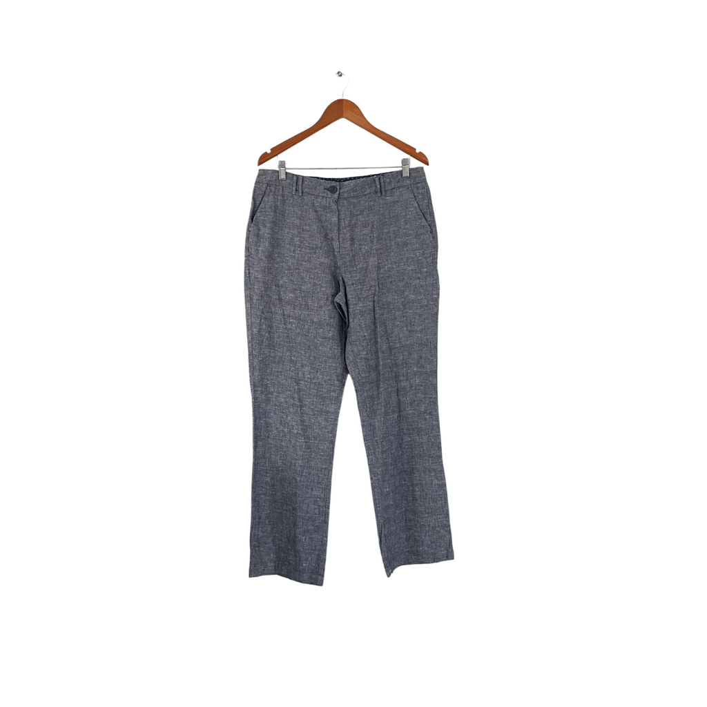 Maine Grey Linen Blend Pants | Gently Used |