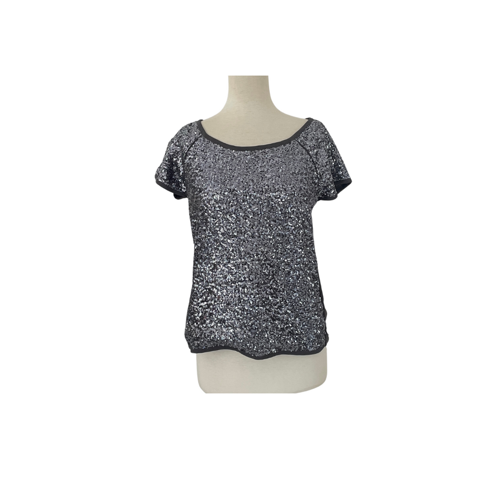 Forever 21 Silver Sequins Top | Pre Loved |
