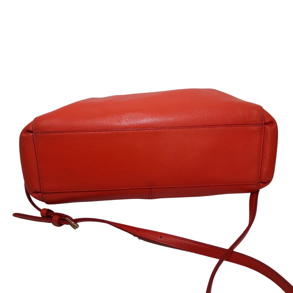 Coach Orange Leather 'Christie' Satchel | Pre Loved |