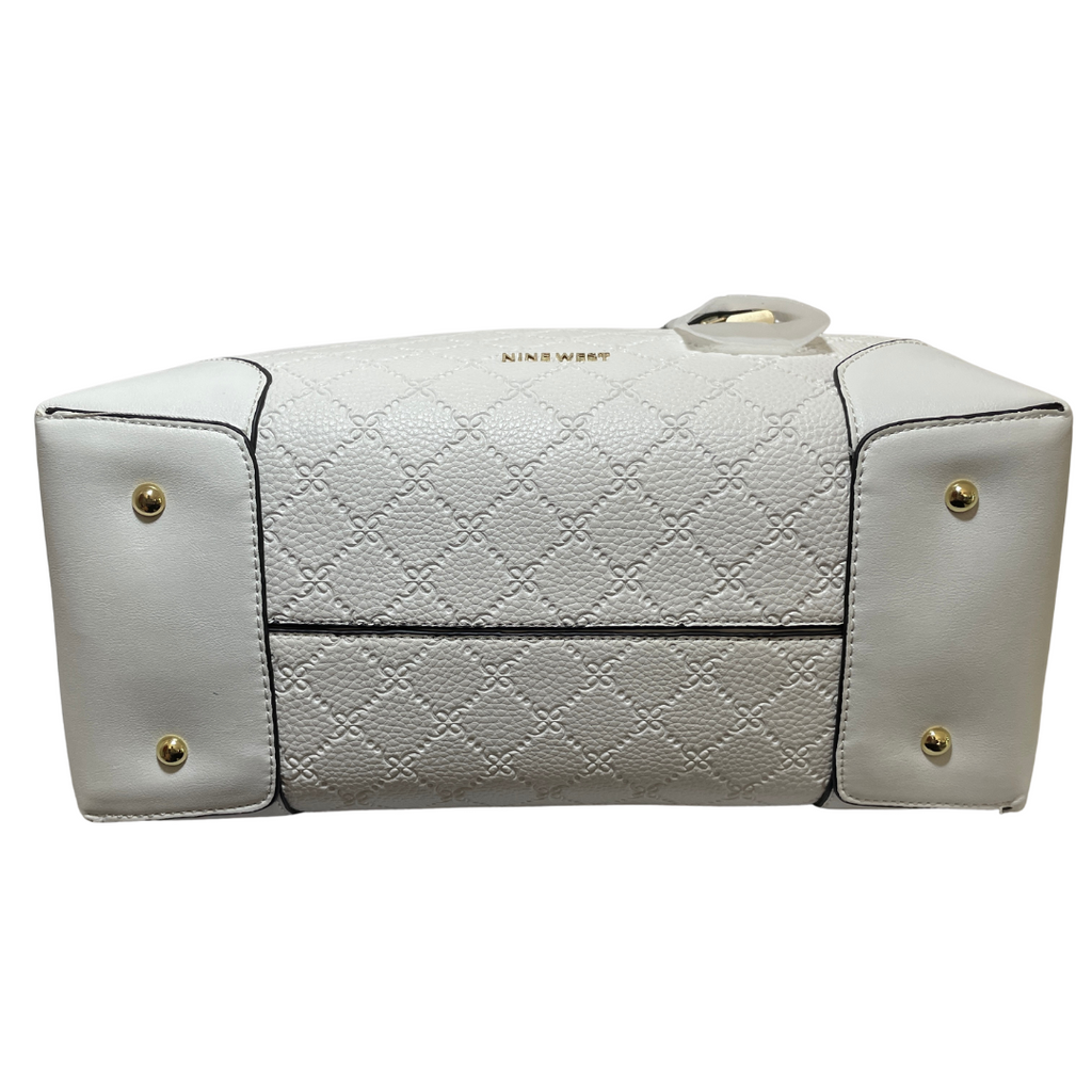 Nine West White 'Brooklyn' Convertible Shoulder Bag | Brand New |