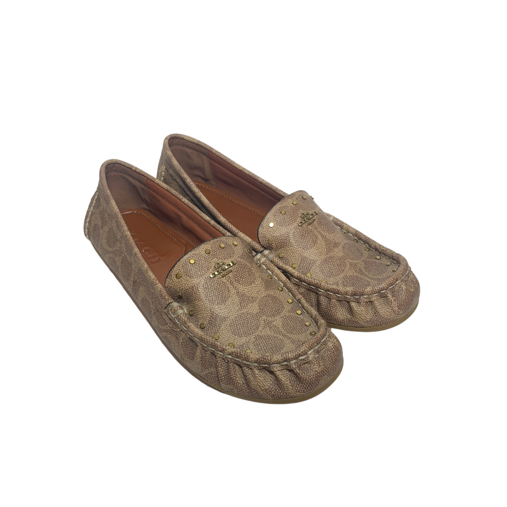 Coach McKenna Studded Driving Loafers | Gently Used |